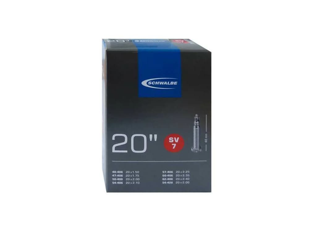 Камера Schwalbe SV 7 Standart 20" (40/62-406) SV 40мм