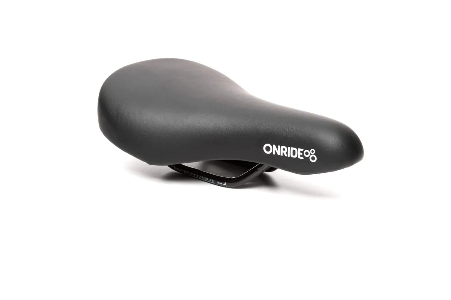 Сідло ONRIDE Kiddie, сталеві рамки, 215x140 мм, дитяче, чорний