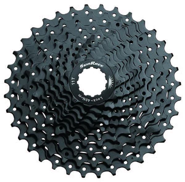 Касета SunRace CSMS1 TAW ED, 10 швидкостей, 11-36Т, Black