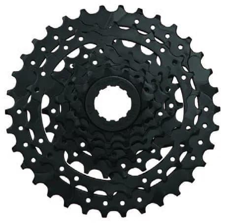 Касета SunRace CSM40 7AV B, 7 швидкостей, 11-34T, Black