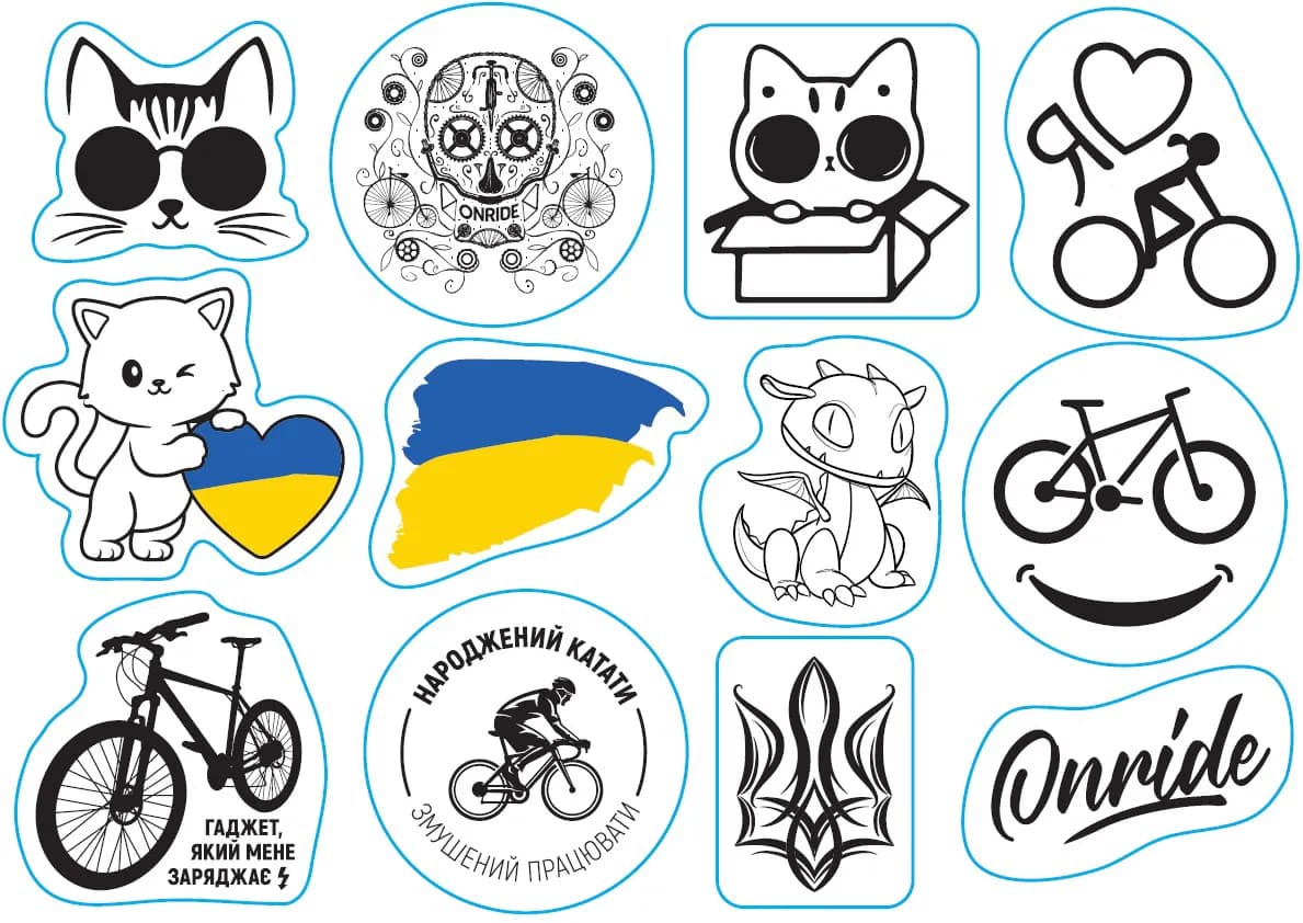 Світловідбиваюча наліпка ONRIDE Crew UA