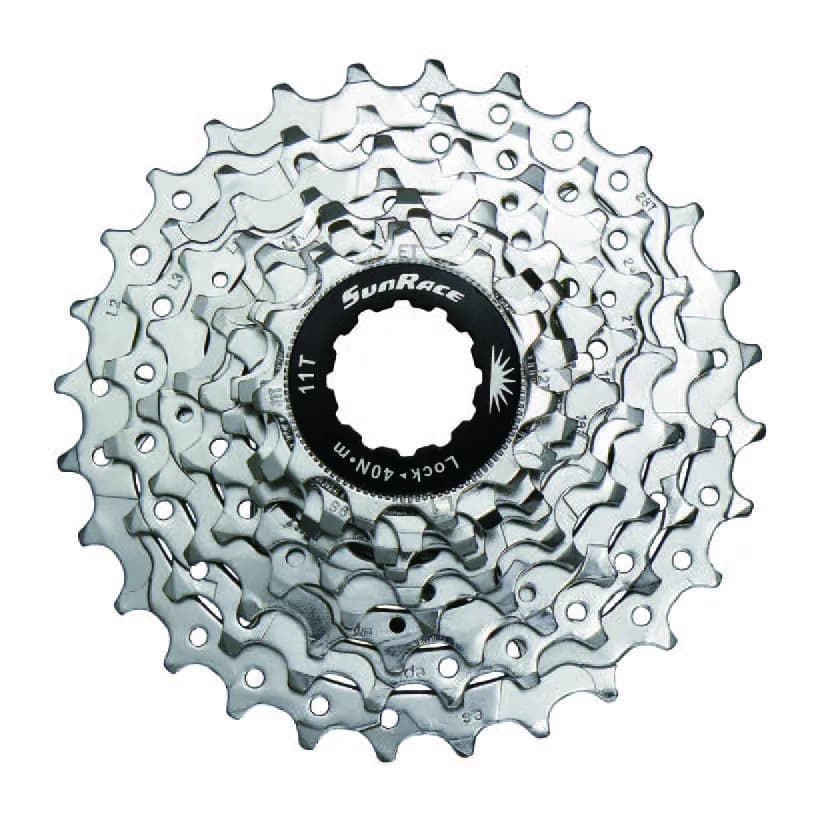 Касета SunRace CSR91 9AQ, 9 швидкостей, 11-25T, Nickel