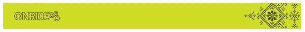 Світловідбиваюча смужка ONRIDE Ornament 3x34см жовта