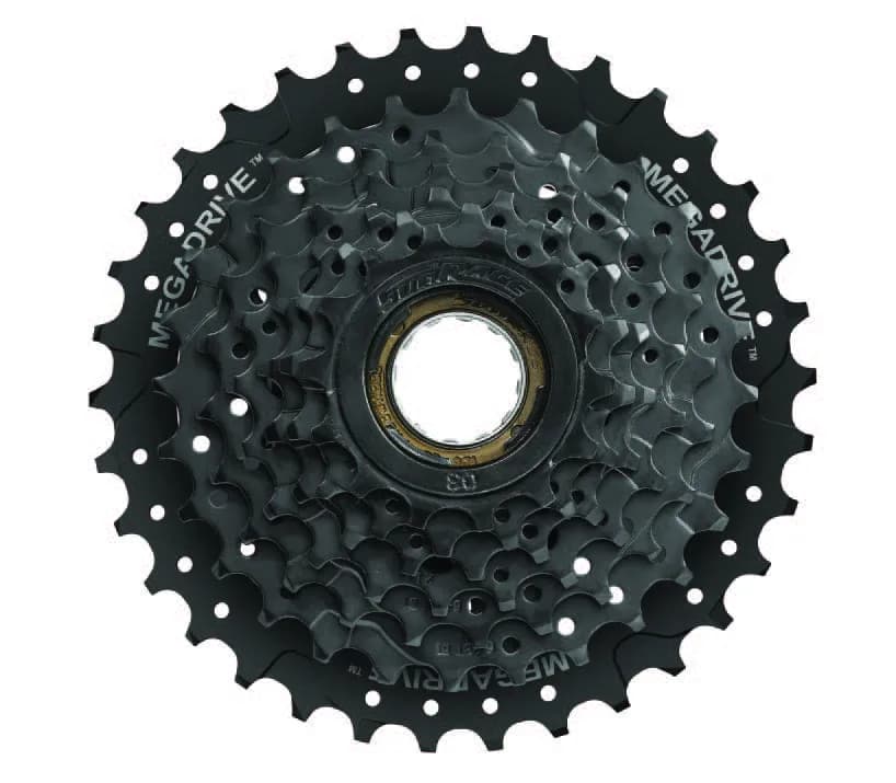 Тріскачка SunRace MFM300 7DV E, 7 швидкостей, 14-34T, Black