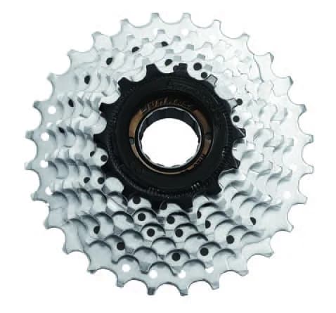 Тріскачка SunRace M2A, 6 швидкостей, 14-28T, чорний/срібний