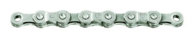 Ланцюг SunRace CN11A Silver, 11 швидкостей, 126 ланок, срібний, з замком