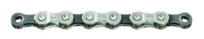 Ланцюг SunRace CNM94 Silver/Gray, 9 швидкостей, 116 ланок, з замком