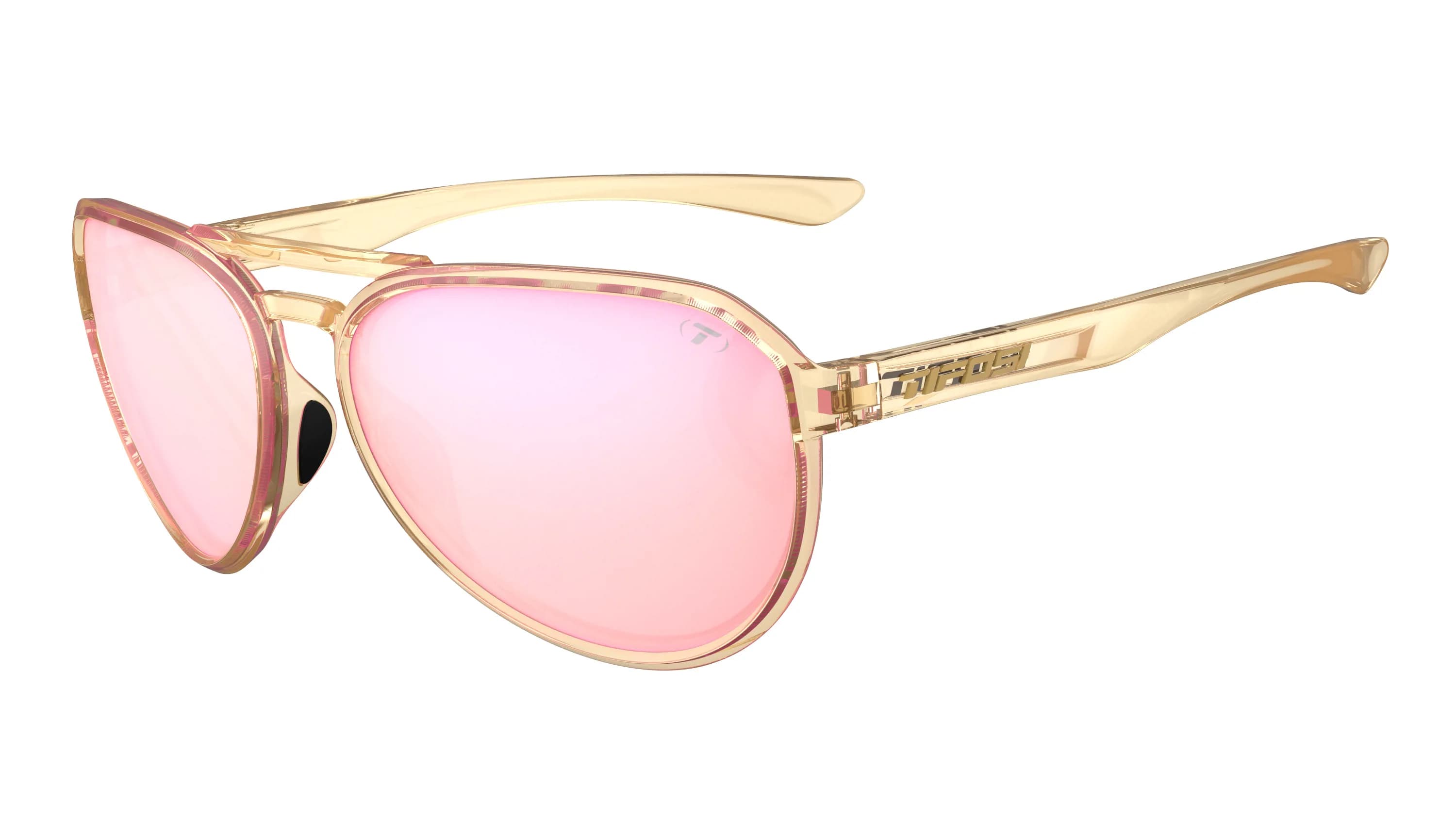 Окуляри Tifosi Selca Crystal Brown, лінзи Pink Mirror (11%)