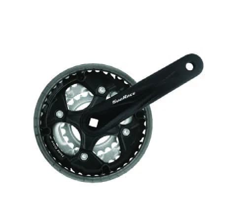 Шатуни SunRace M500 CGM під квадрат, 42-34-24T, 170мм