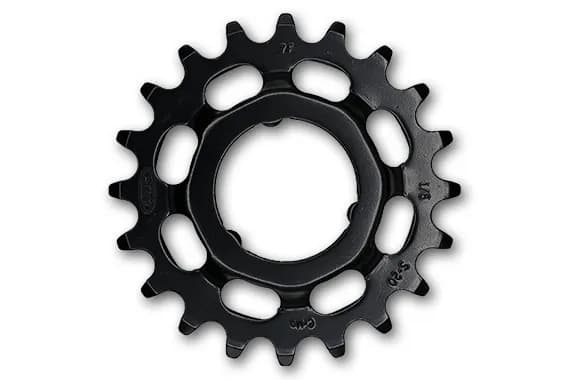 Зірка задня KMC Shimano Wide 20T чорна 1/8"