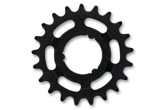 Зірка задня KMC Shimano Wide 21T чорна 1/8"