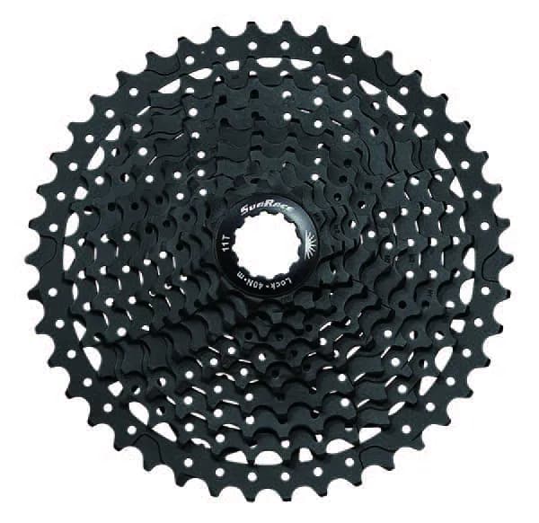 Касета SunRace CSMS2 TAZ ED, 10 швидкостей, 11-46Т, Black