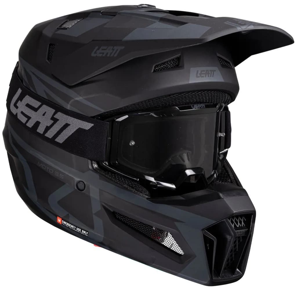 Шолом LEATT Moto 3.5 Helmet + Goggle [Stealth], S