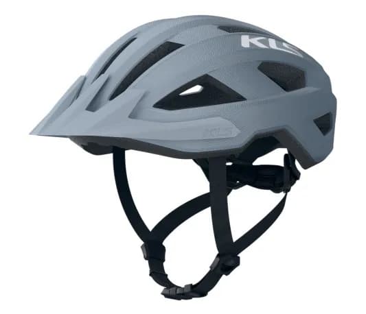 Шолом з мигалкою KLS Daze Lumio S/M, з вбудованою блимавкою (USB Type-C), сталевий сірий