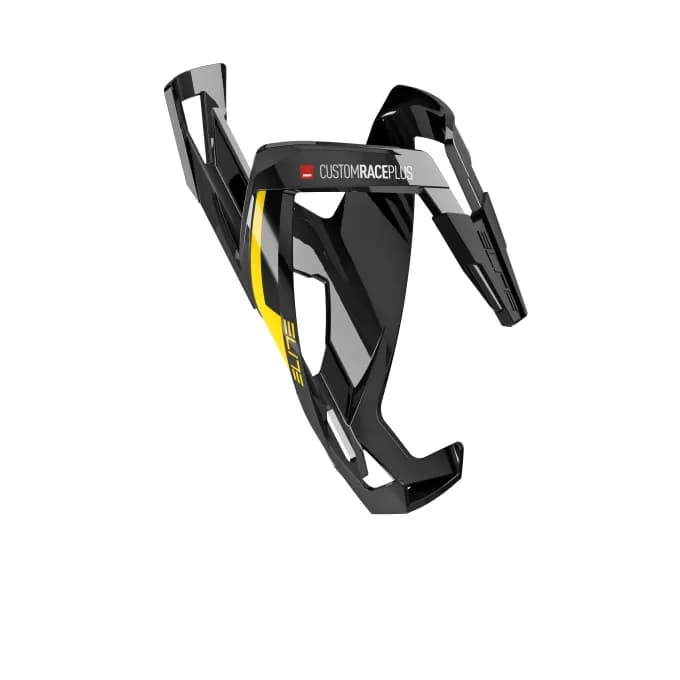 Фляготримач ELITE,  CUSTOM RACE PLUS чорний/жовтий