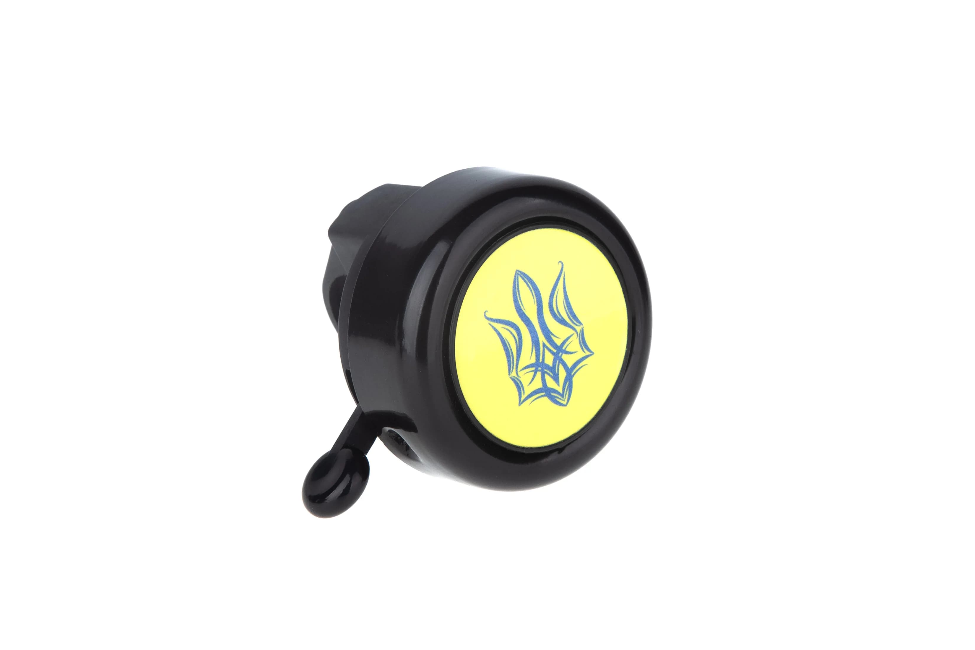 Дзвоник ONRIDE Rang 10, тризуб, алюмінієвий, Ø керма 22мм, чорний 