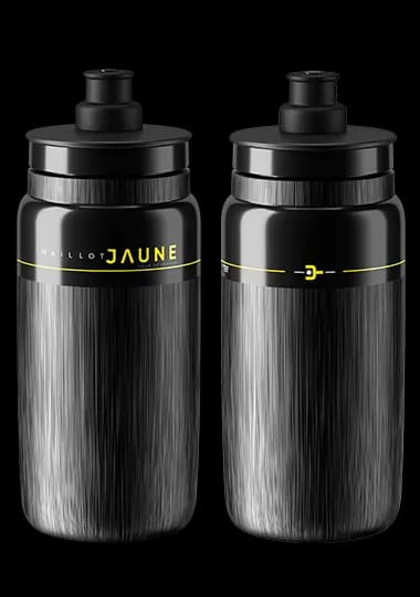 Фляга ELITE FLY TEX Maillot Jaune чорна 550 мл