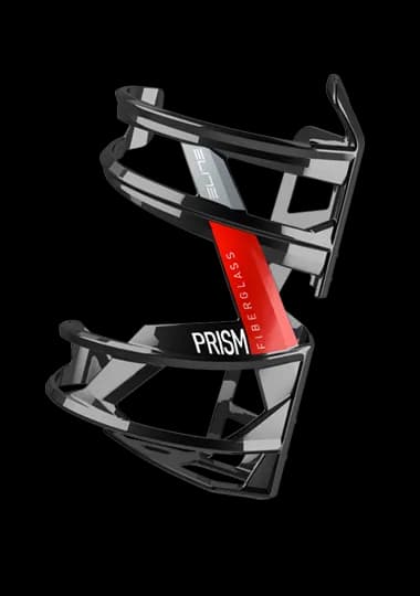 Фляготримач ELITE PRISM L ліва сторона, чорний/червоний 