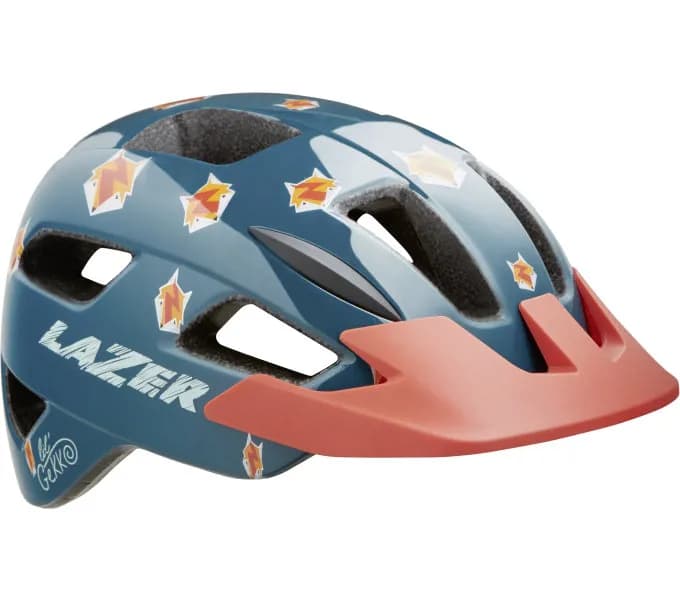 Шолом LAZER Lil Gekko дитячий, синій з лисицями