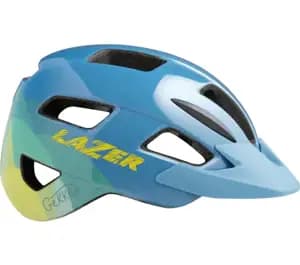 Шолом LAZER Gekko підлітковий, синьо-жовтий