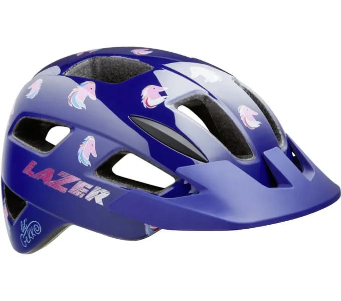 Шолом LAZER Lil Gekko дитячий, фіолетовий з поні