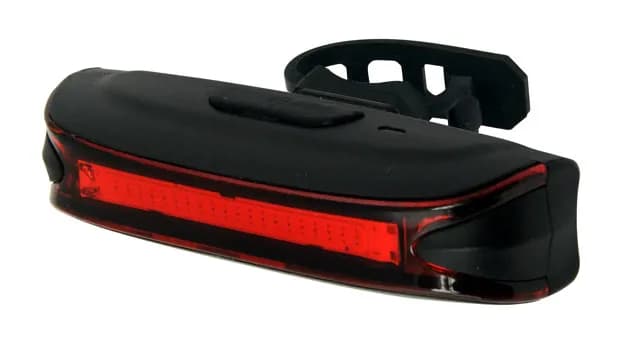 Світло заднє Longus CHIP 20LED 5 ф-цій USB, 65lm, чорний