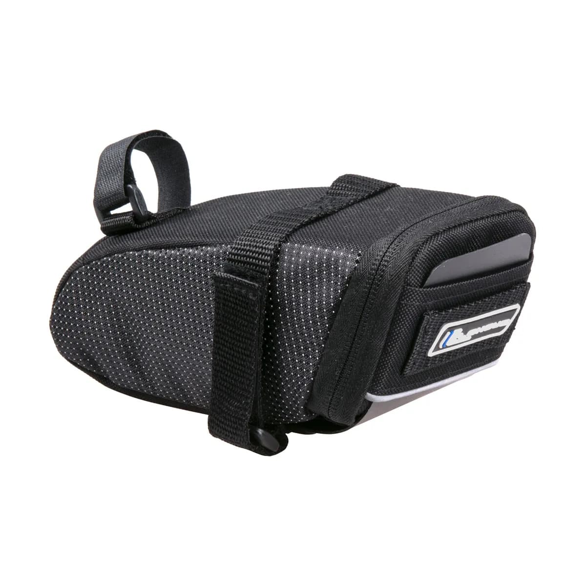 Сумка Longus MUD L під сідло 0,9L з крилом, чорний Velcro