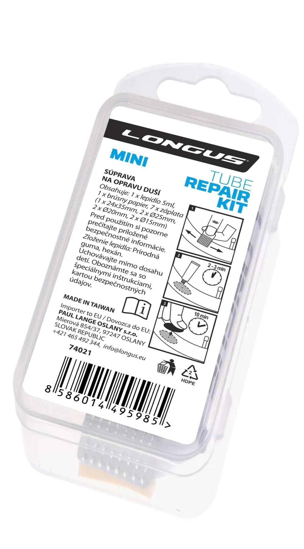 Набір для ремонта камер Longus MINI (комплект)