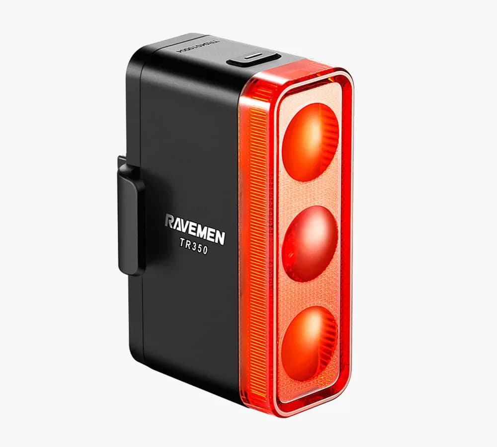 Заднє світло Ravemen TR350 (350 lm, 1600 mAh) з датчиком руху