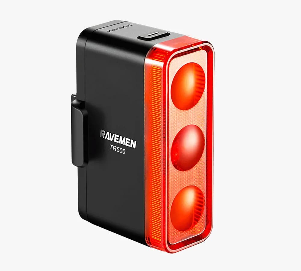 Заднє світло Ravemen TR500 (500 lm, 1600 mAh) з датчиком руху