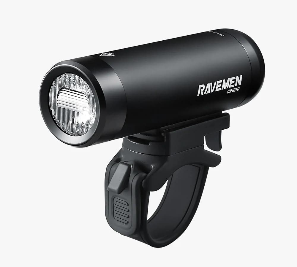 Велосипедна фара Ravemen CR600 (600 lm, 1600 mAh) дротова кнопка