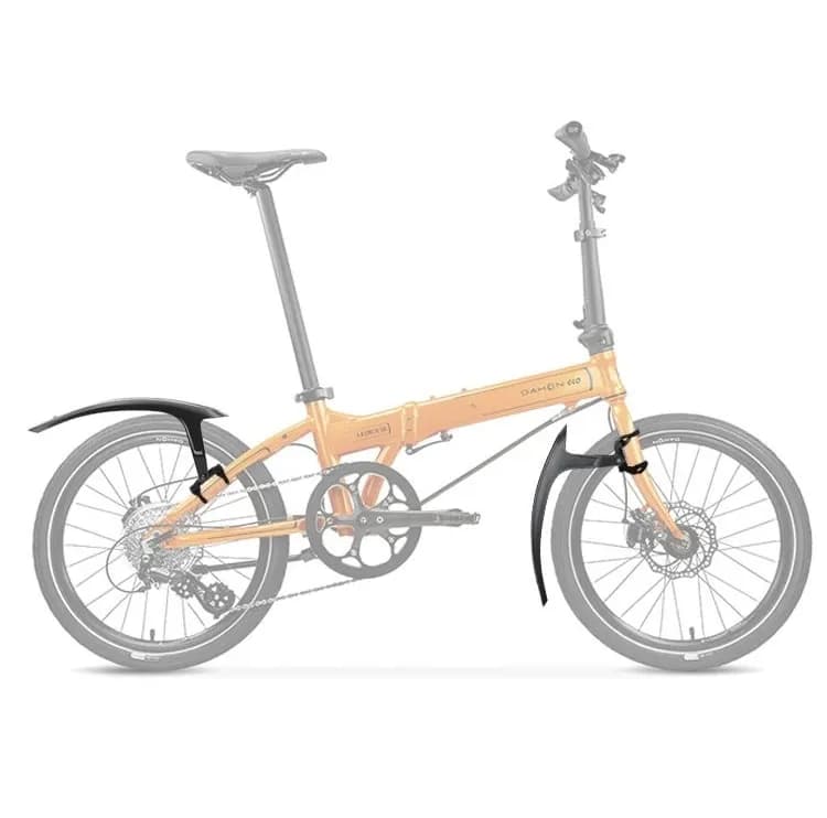 Крила 20-24 пластик швидкознімне без стійки чорний RBRL RL-240F/R (крепл. на штаны вилки и задние перья.)