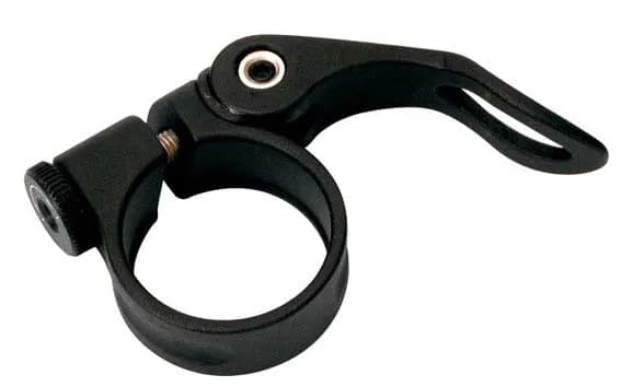 Підсідельний хомут MTB, 34,9 мм + ексцентрик Al чорний