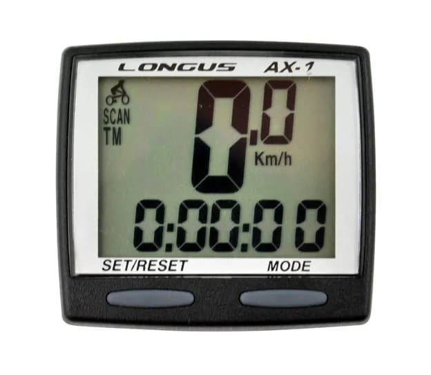 Велокомп`ютер Longus AX-1 8 ф-цій чорний Special Edition