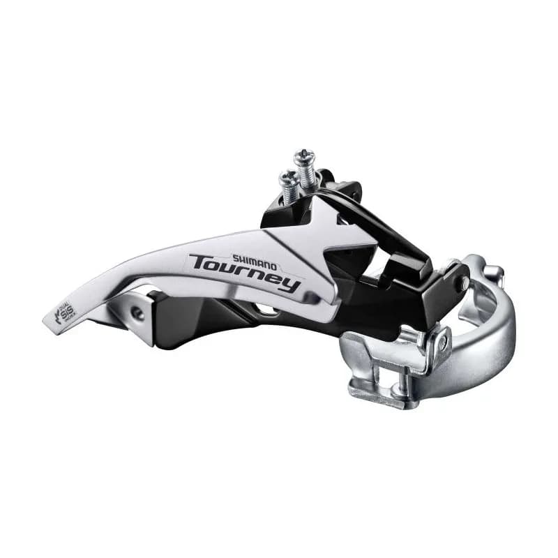 Перемикач передній Shimano FD-TY500, Top-Swing, універс.тяга, хомут, OEM