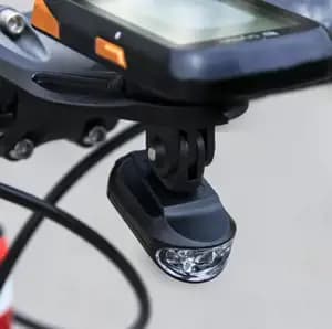 КОМПЛЕКТ: Світло переднє+заднє INFINI OLLEY 4 ф-ції чорний USB