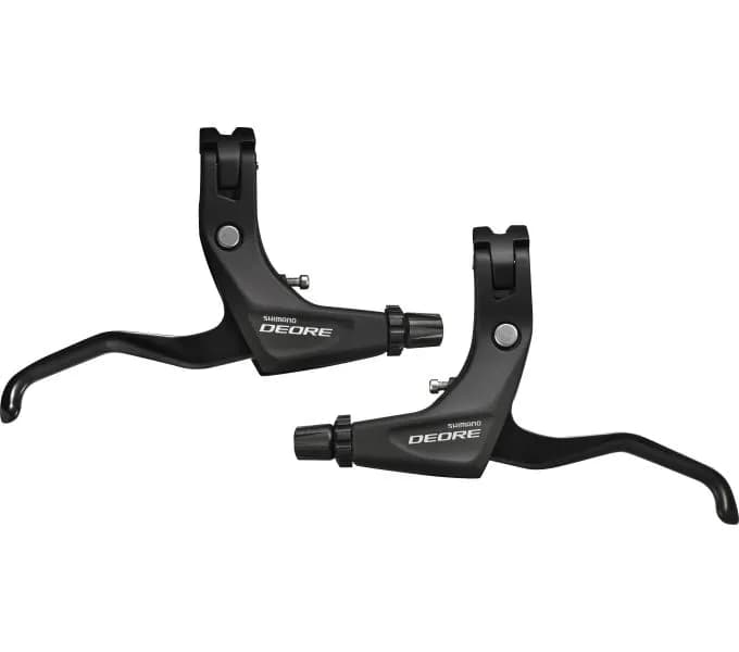 Гальмівні ручки BL-T610 V-brake, під два пальці, комплект права+ліва