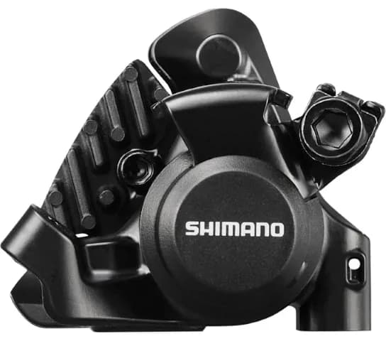 Механічне диск гальмо Shimano BR-RS305-R, FLAT MOUNT заднє, колодка L03A RESIN PAD(W/FIN)