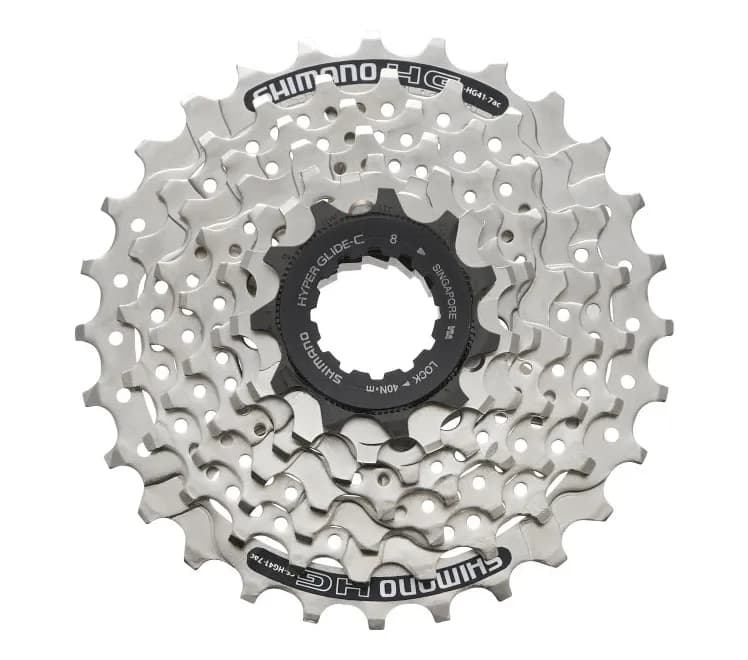 Касета Shimano CS-HG41, 11-28, 7-з. срібл