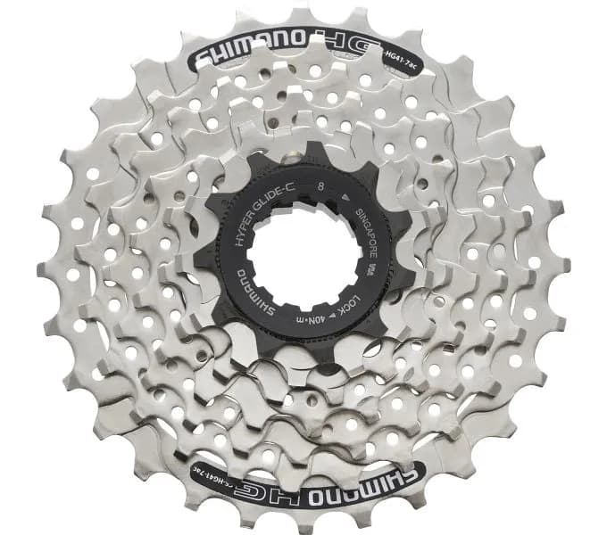 Касета Shimano CS-HG41, 11-28, 7-з. срібл, 10шт, OEM