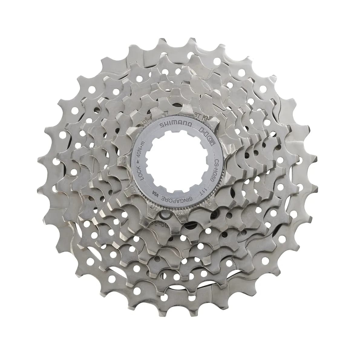 Касета Shimano CS-HG50, 11-30, 8-з. срібна