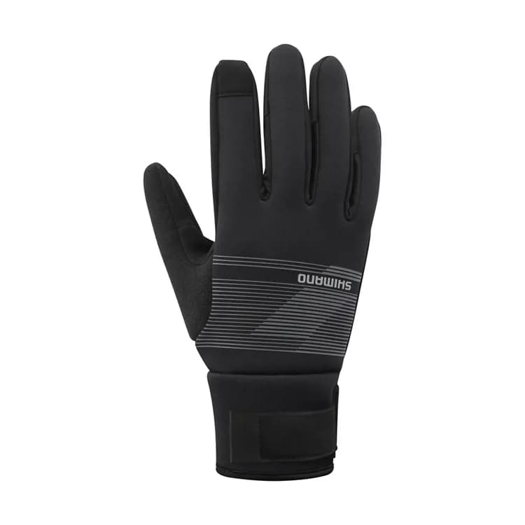 Рукавички Shimano WINDBREAK THERMAL, чорно/сірі, розм. M