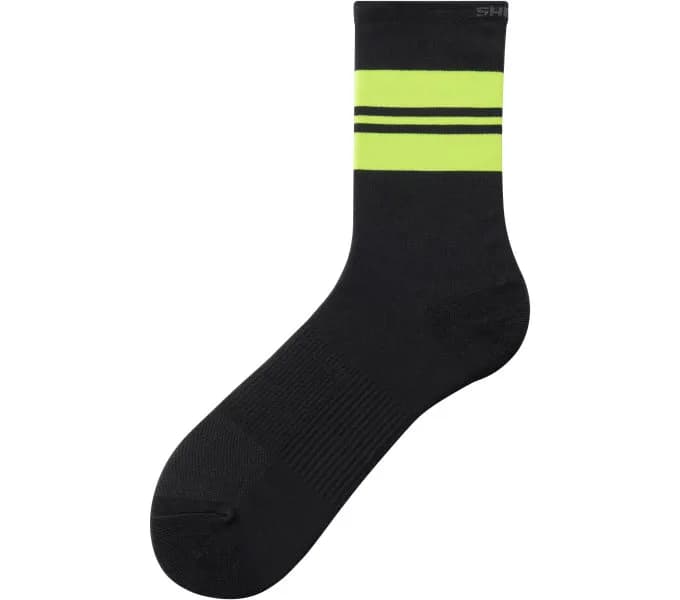 Шкарпетки Shimano ORIGINAL TALL, чорно-жовті, розм. 45-48