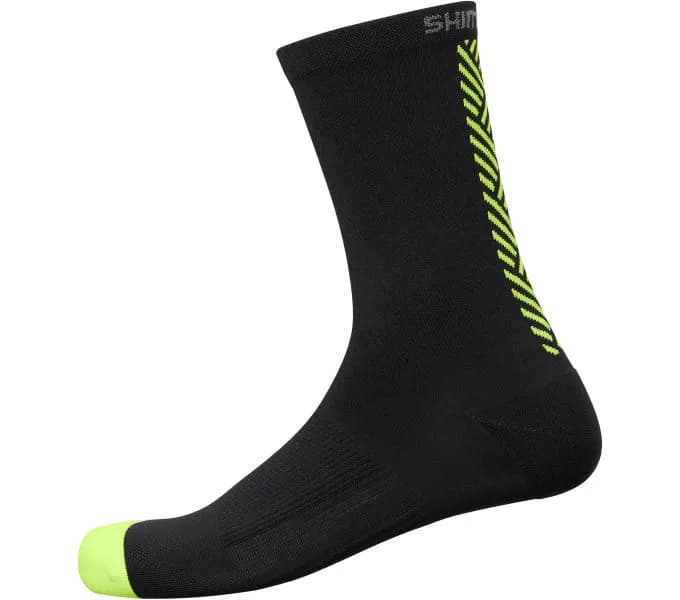 Шкарпетки Shimano ORIGINAL TALL, чорно-жовті, розм. L-XL (45-48)