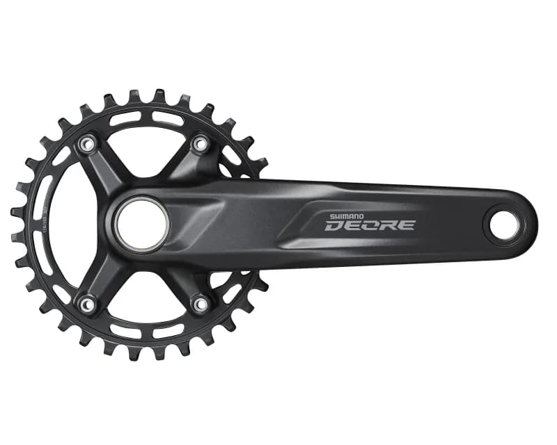 Шатуни Shimano FC-M5100-1 DEORE, інтегрована вісь, 175мм 30T 10/11-шв. CL-52мм без каретки