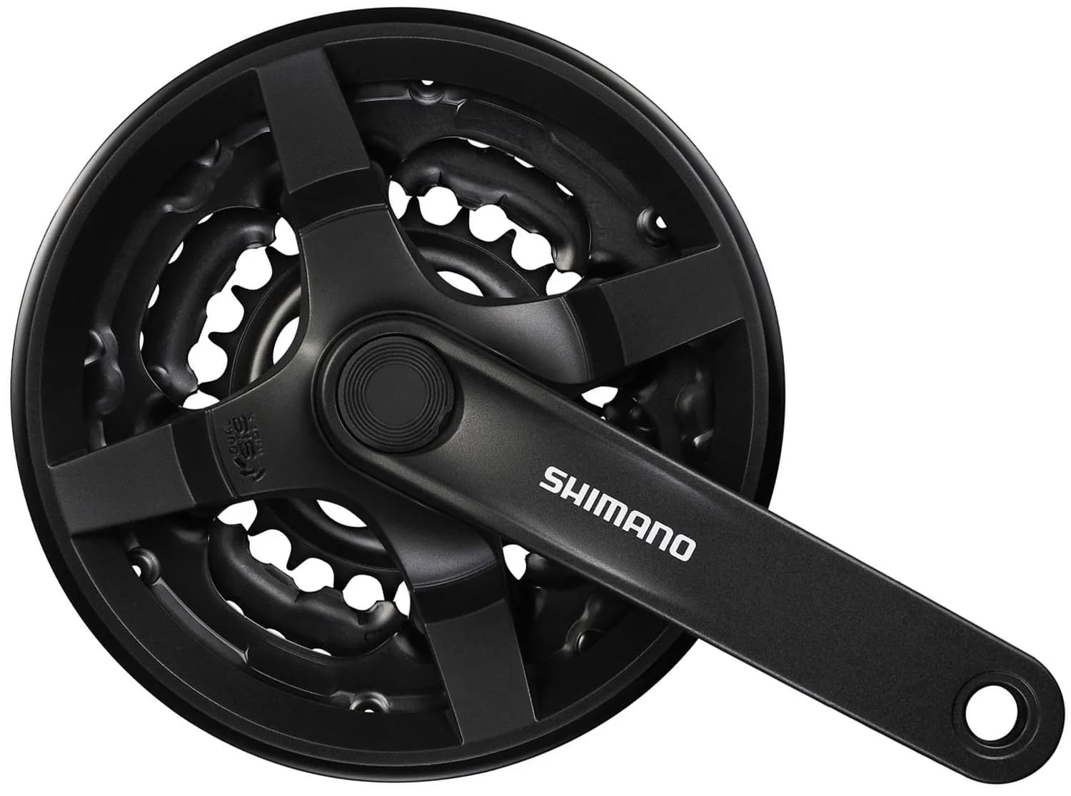 Шатуни Shimano FC-TY301, 150мм, 42X34X24, захист зірок