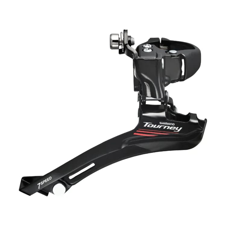 Перемикач передній Shimano FD-A070 2X8/7, DOWN-SWING, 34,9/31,8/28,6мм адапт, нижня тяга, для 50/34