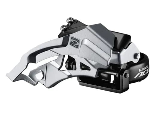 Перемикач передній Shimano FD-M3000 ACERA, TOP-SWING, 34,9/31,8/28,6мм адапт, 66/69град, універс.тяга