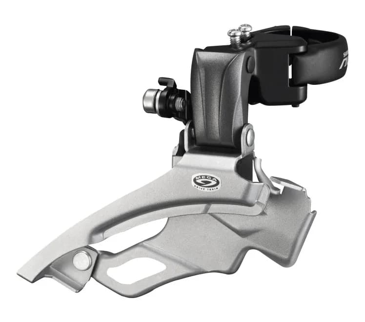 Перемикач передній Shimano FD-M371 ALTUS 3X9, DOWN-SWING 34.9мм (31.8/28.6 адапт) універс.тяга, для 44/48зуб
