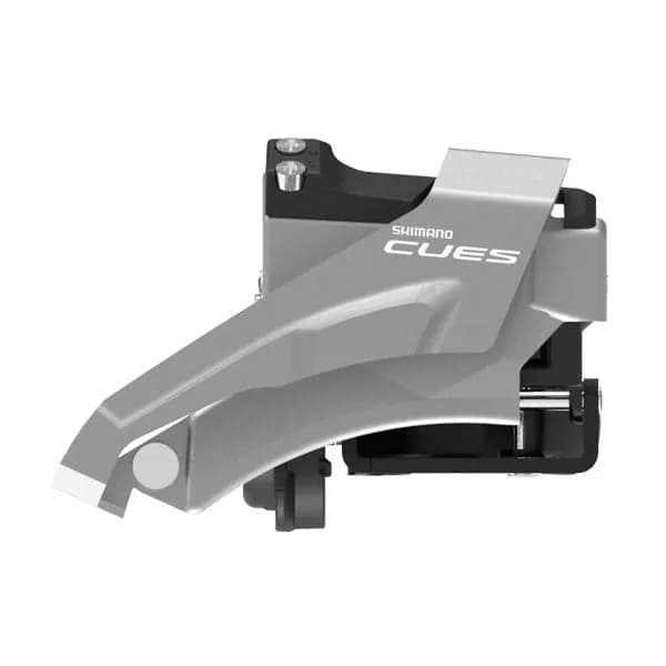 Перемикач передній Shimano FD-U4000-L, CUES, 2X9-10, LOW CLAMP, TOP-SWING, 34.9MM хомут (з адаптером під 31.8 та 28.6мм), макс. 36/40зуб.